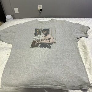 Vintage BRUCE LEE Enterprises Men's Graphic Tee Shirt SIZE XXL 50/52 GREY 0868